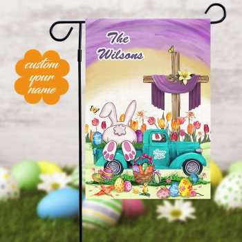 Easter Flag Custom Garden Flag Personalized Home Decor Happy Easter Flag