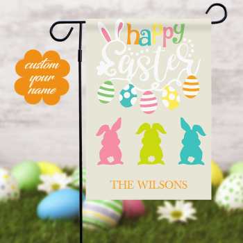 Custom Garden Flag Easter Yard Outdoor Decoration Personalized Spring Garden Flag