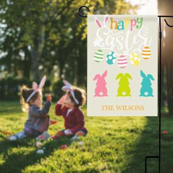 Custom Garden Flag Easter Yard Outdoor Decoration Personalized Spring Garden Flag