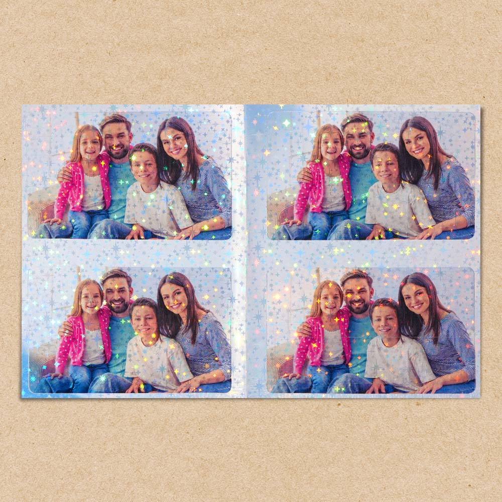 Custom Card Cover Your Photo Sticker Waterproof Card Cover Personalized Card Skin Set