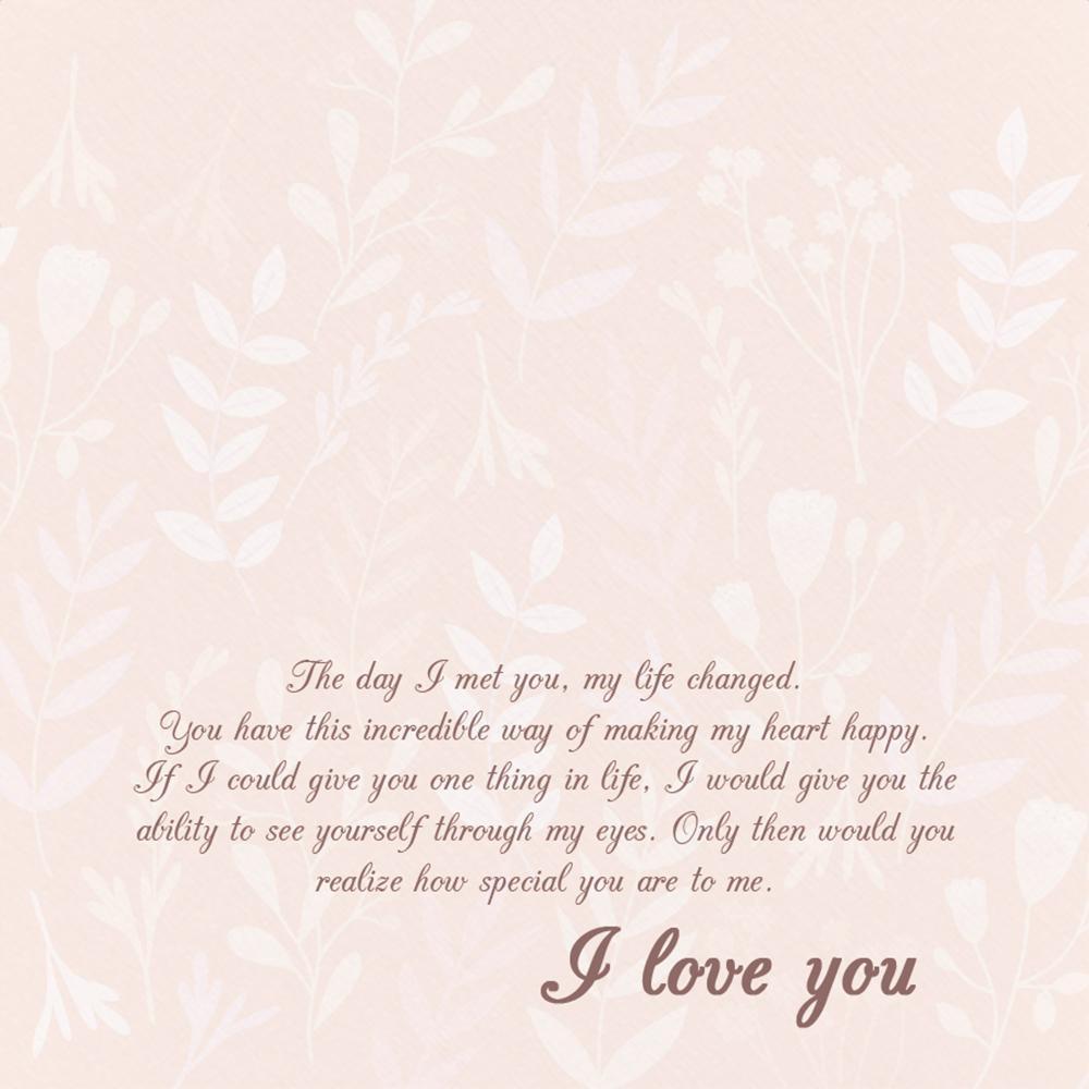 Gift Card Jewelry Card I Love You