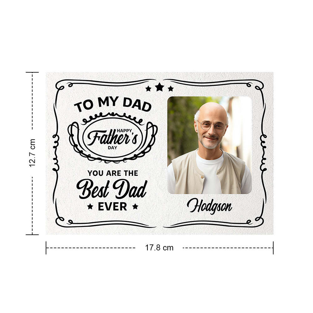 Custom Crochet Doll Handmade Mini Look alike Dolls with Personalized Card Gifts for Dad - NameNecklace