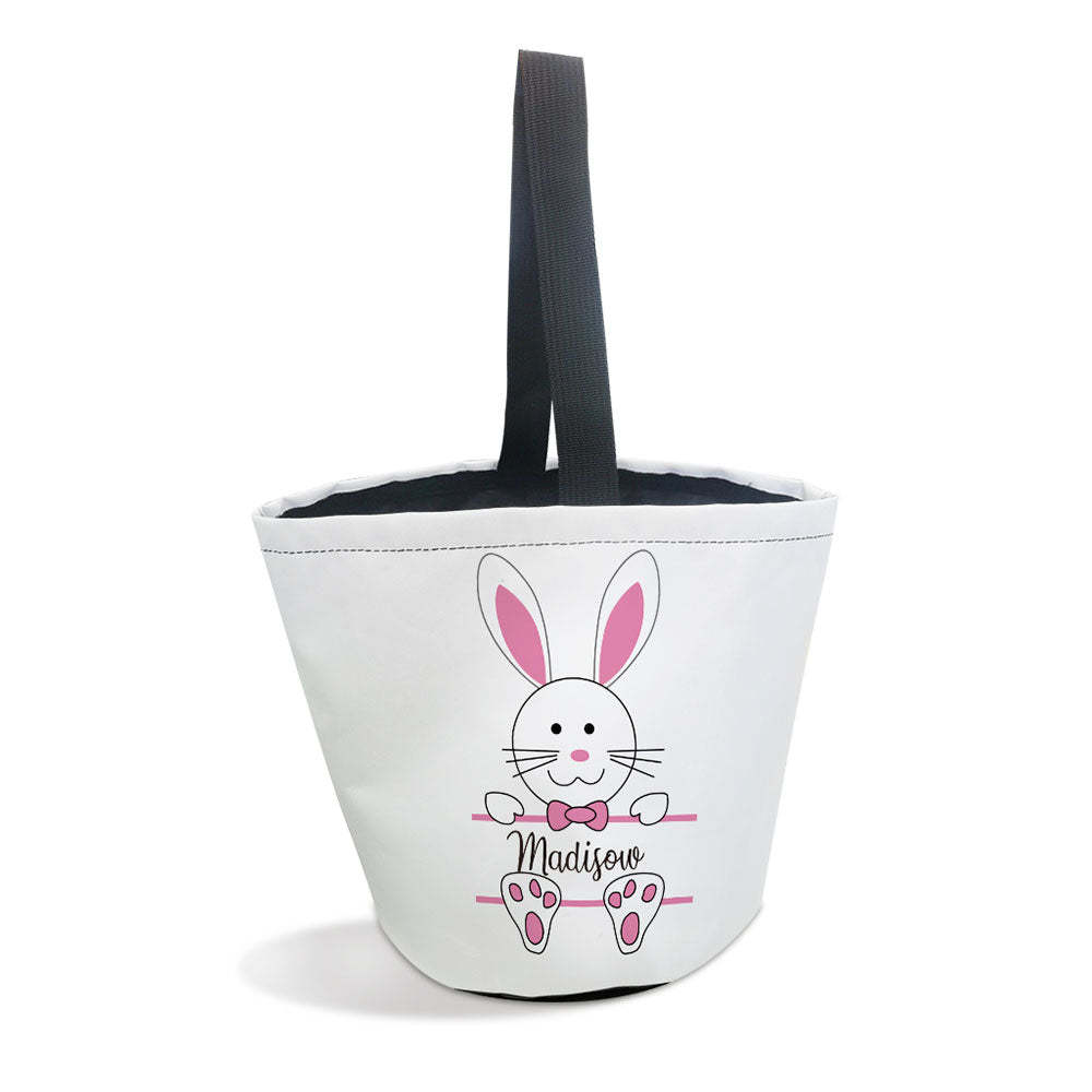 Personalized Easter Basket Custom Name Easter Bunny Basket Gifts for Kids - MyFaceBoxer