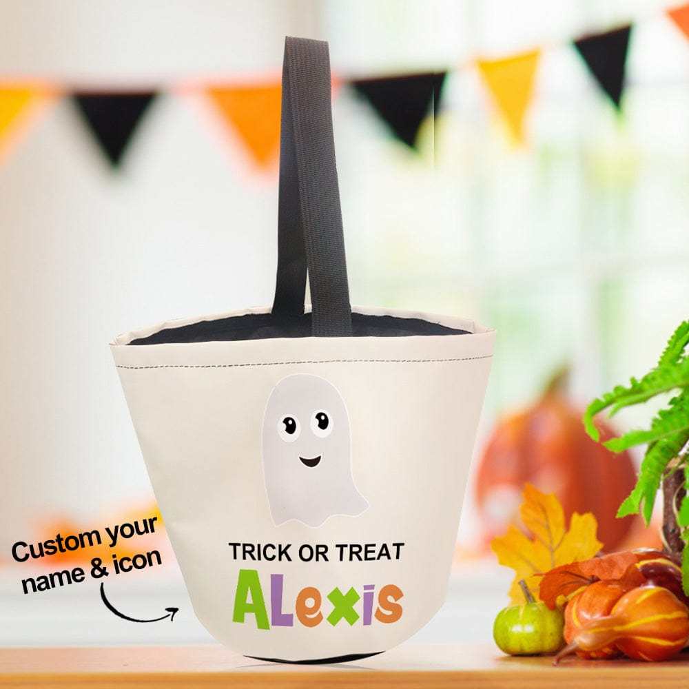Personalized Halloween Trick or Treat Bags Halloween Gifts for Kids - Giftlab