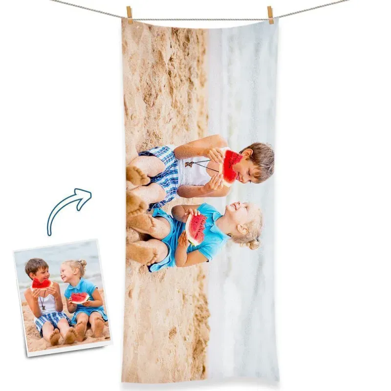 Custom Photo Towel for Kids