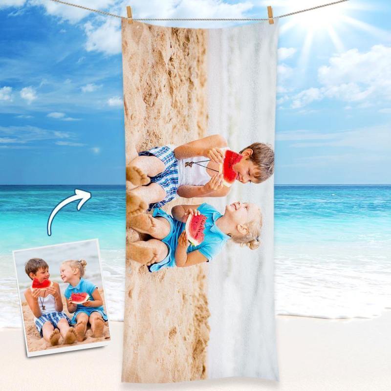 Custom Photo Towel for Kids