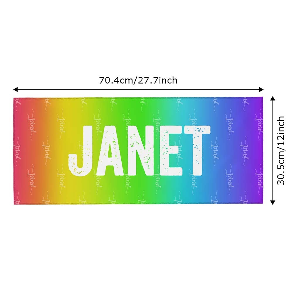 Custom Colorful Towel Personalized Photo Towel Special Gift