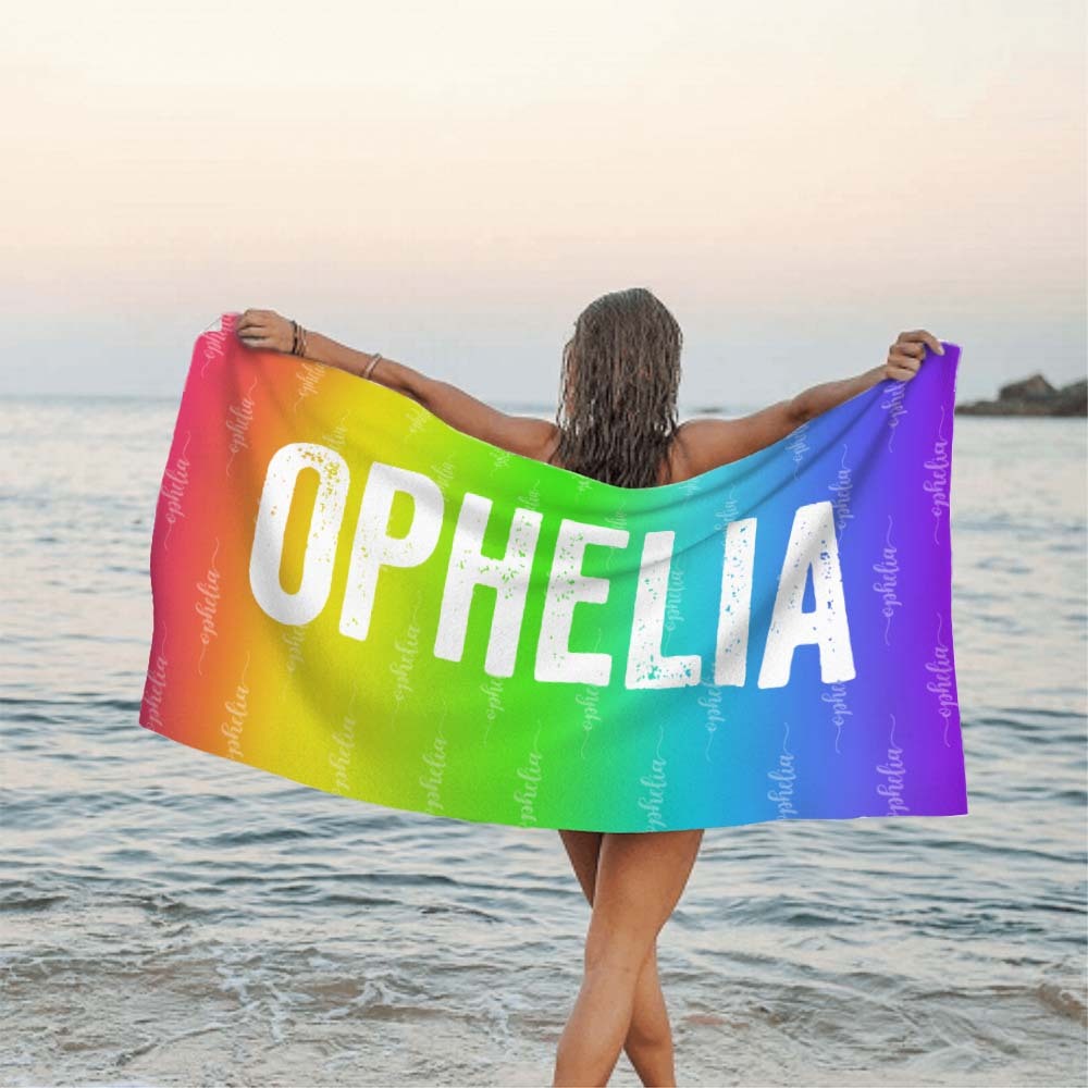 Custom Colorful Towel Personalized Photo Towel Special Gift