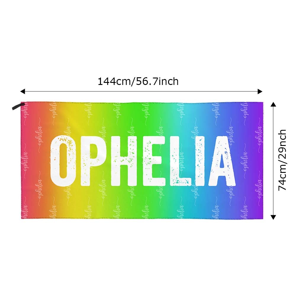 Custom Colorful Towel Personalized Photo Towel Special Gift
