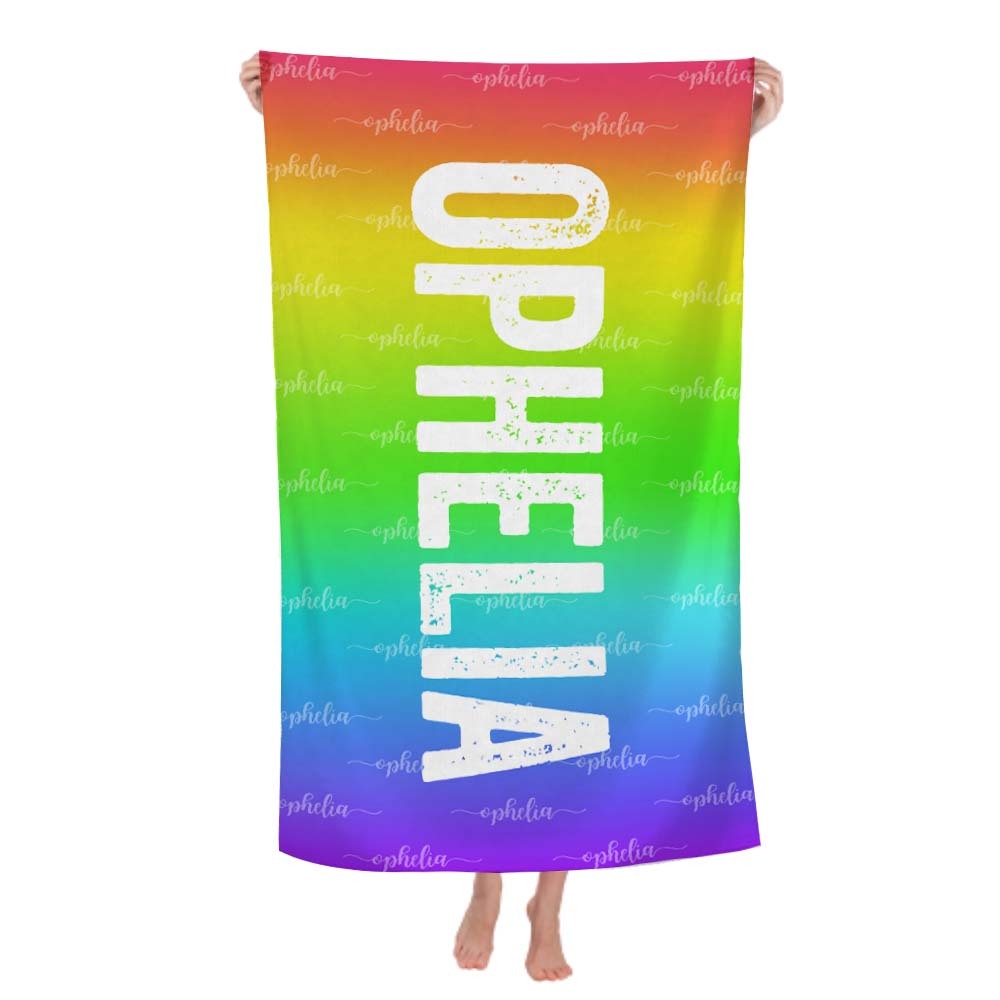 Custom Colorful Towel Personalized Photo Towel Special Gift