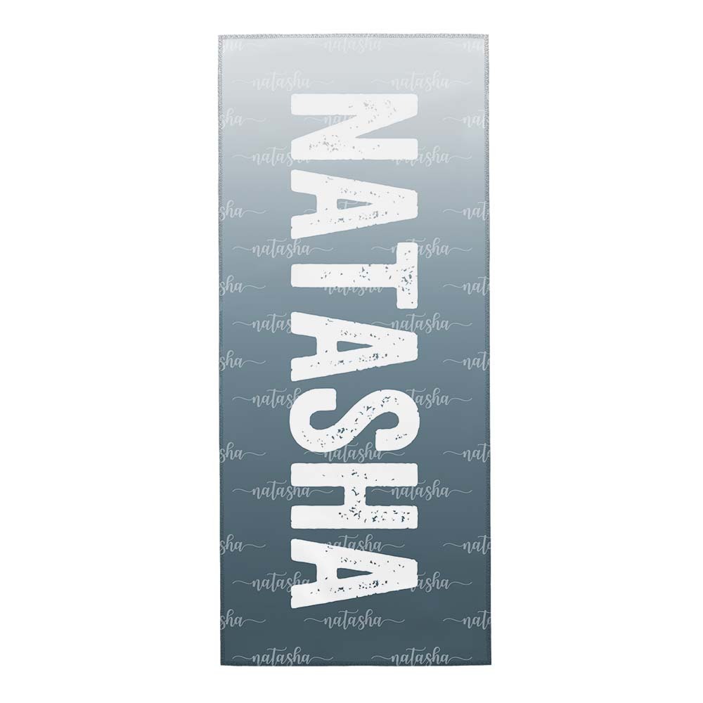Custom Grey Towel Personalized Photo Towel Special Gift