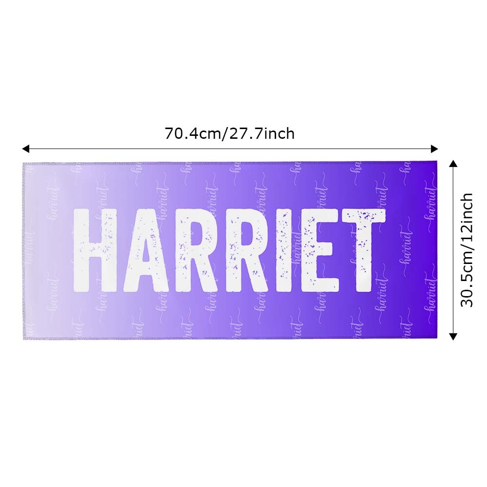 Custom Purple Towel Personalized Photo Towel Special Gift