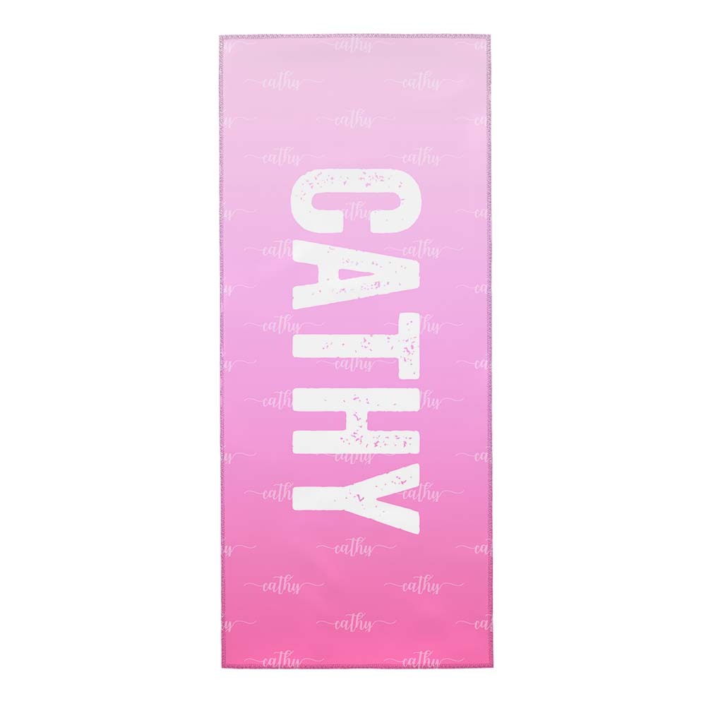 Custom Pink Towel Personalized Photo Towel Special Gift