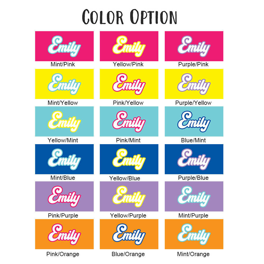 Personalized Bath Towel Custom Name Colorful Beach Towel Gift for Family - MyFaceTshirt