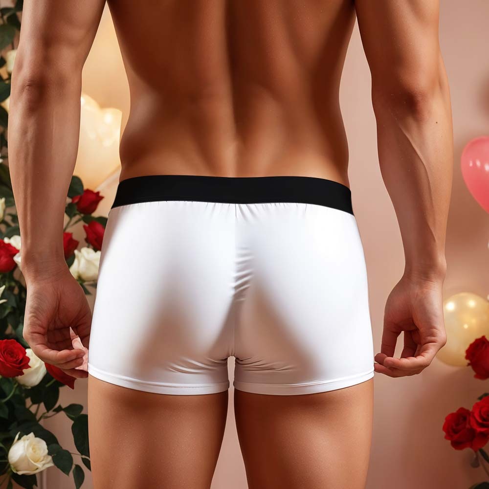 Custom Face Men's Boxer Briefs Personalized Photo Underwear Put Your Face on Underwear Valentine's Day Gift