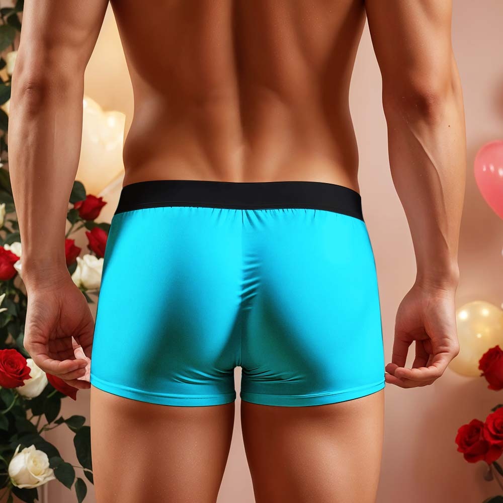 Custom Face Men's Boxer Briefs Personalized Photo Underwear Put Your Face on Underwear Valentine's Day Gift