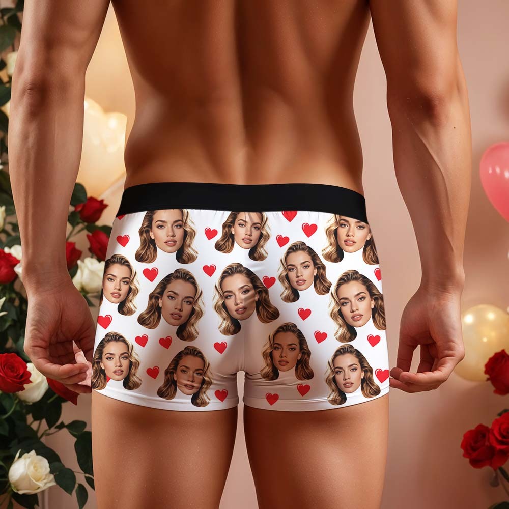 Personalised Funny Big Face Custom Waistband Text Boxer Gift For Men-it's Mine