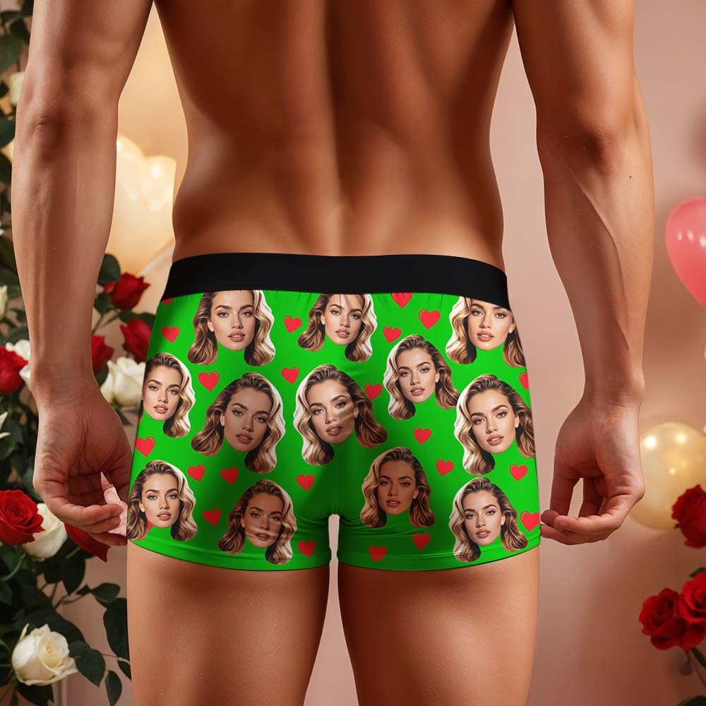 Personalised Funny Big Face Custom Waistband Text Boxer Gift For Men-it's Mine