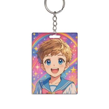 Personalized Custom Keychain Cute Anime Girl Filter Unique Creative Design Individually Made Keychain Fashion Accessory Perfect Gift For Anime Lovers Birthday Anniversary Present