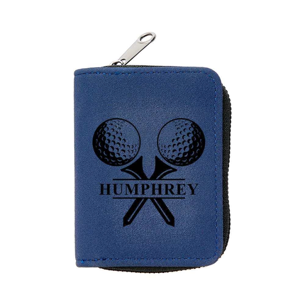 Personalized Leather Golf Wallet with 18 Card Slots Card Holder Wallet Gift for Men - GiftLab