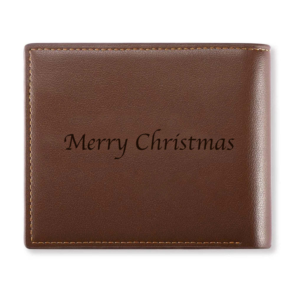 Photo Engraved Wallet Father's Day Gifts for Men