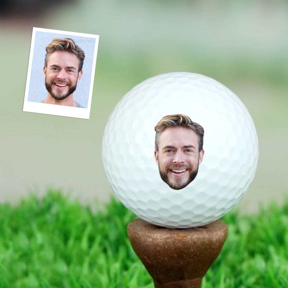 Custom Golf Ball Personalized Golf Balls with Face Gifts For Golf Enthusiast
