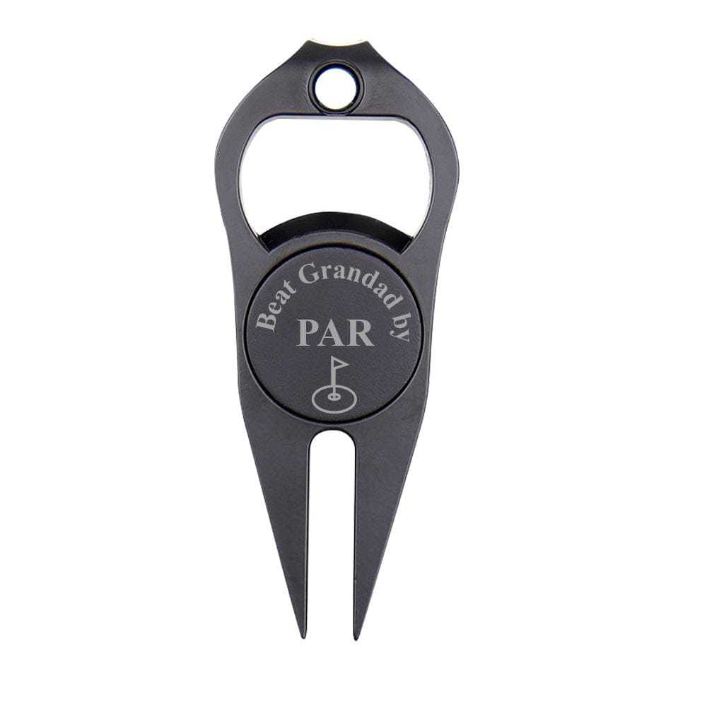 Custom Golf Ball Marker Personalized Flag Bottle Opener Multipurpose Golf Fork Ball Marker Gifts for Golf Lover - GiftLab
