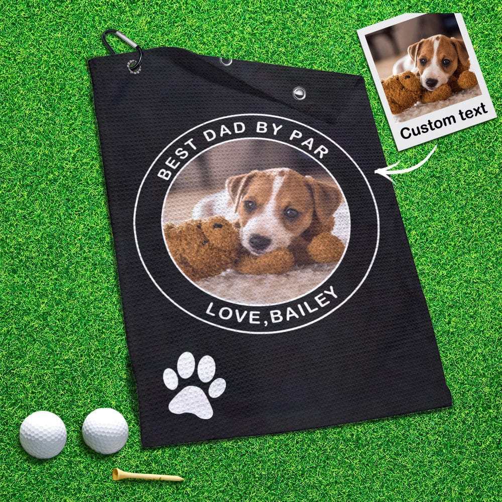 Printed Golf Towel Custom Golf Towel Sports Towel Gifts for Golf Lovers - GiftLab