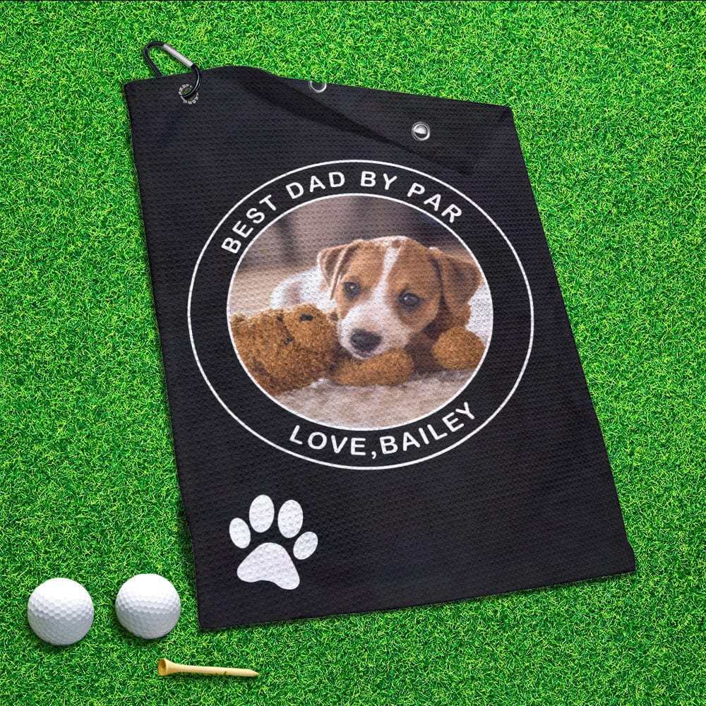 Printed Golf Towel Custom Golf Towel Sports Towel Gifts for Golf Lovers - GiftLab