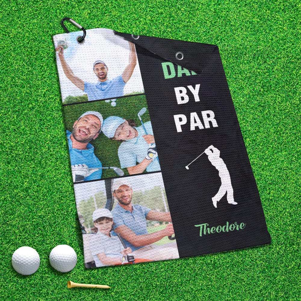 Printed Golf Towel Custom Golf Towel Sports Towel Gifts for Golf Lovers - GiftLab