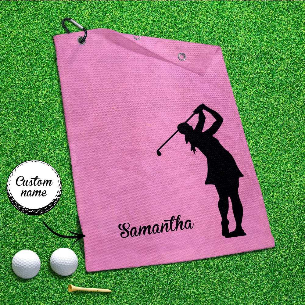 Printed Golf Towel Custom Golf Towel Sports Towel Gifts for Golf Lovers - GiftLab