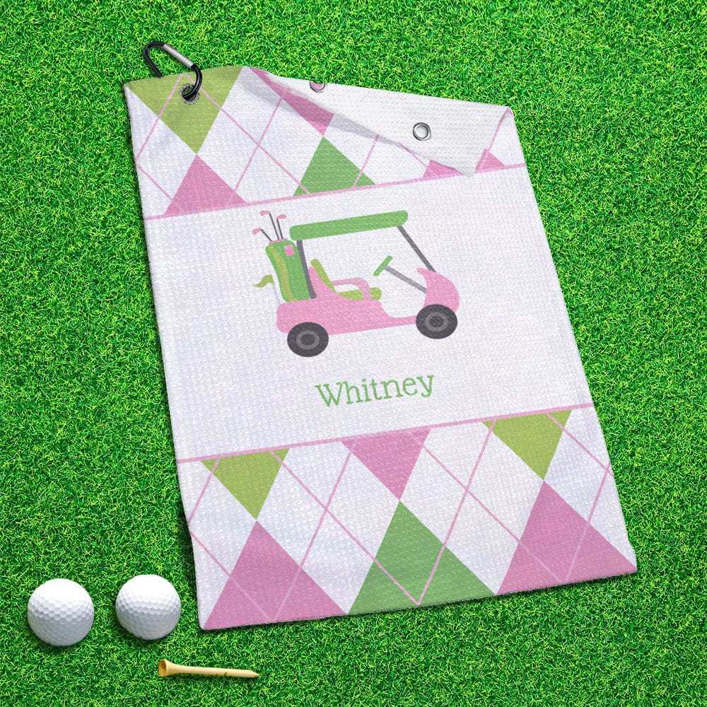 Printed Golf Towel Custom Golf Towel Sports Towel Gifts for Golf Lovers - GiftLab