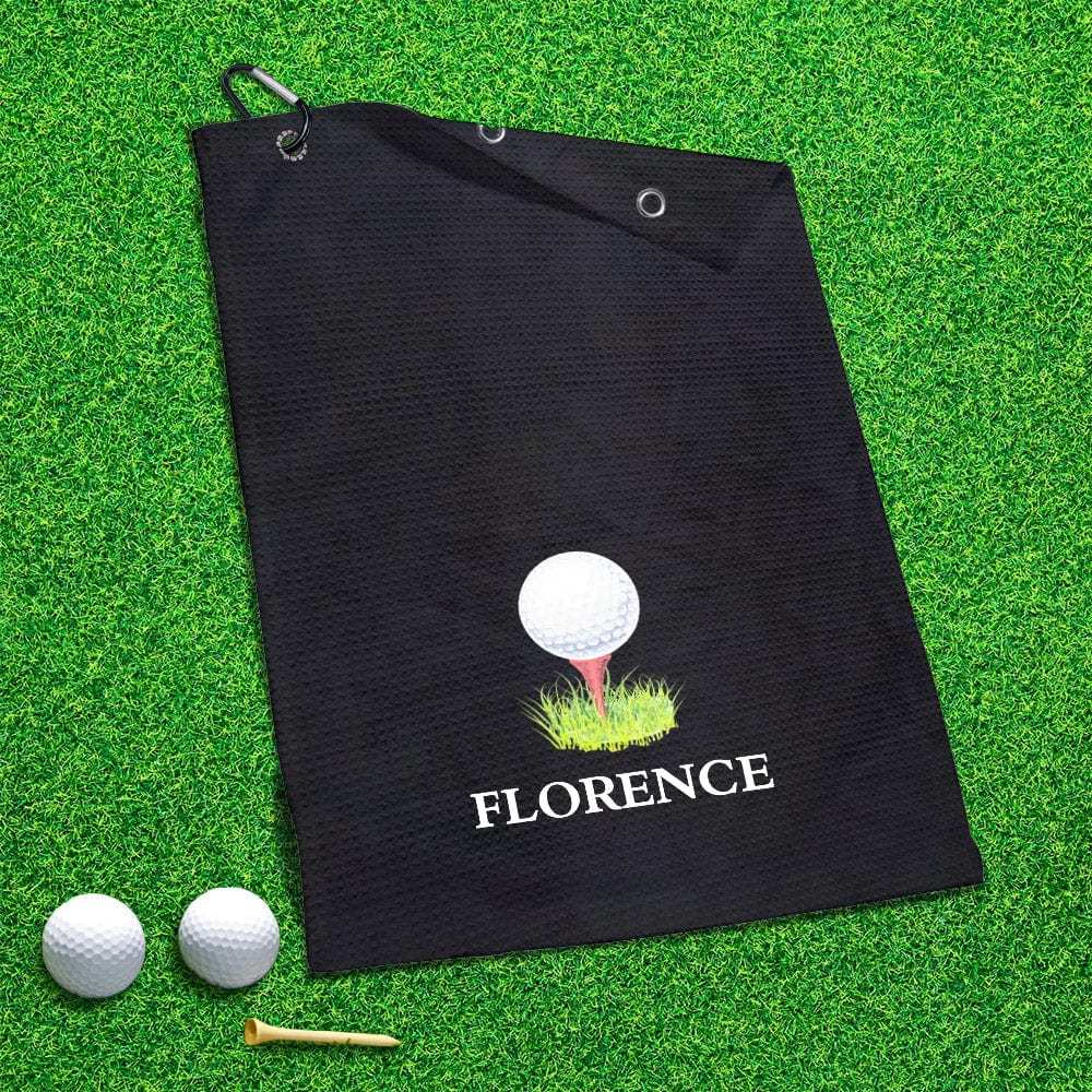 Printed Golf Towel Custom Golf Towel Sports Towel Gifts for Golf Lovers - GiftLab