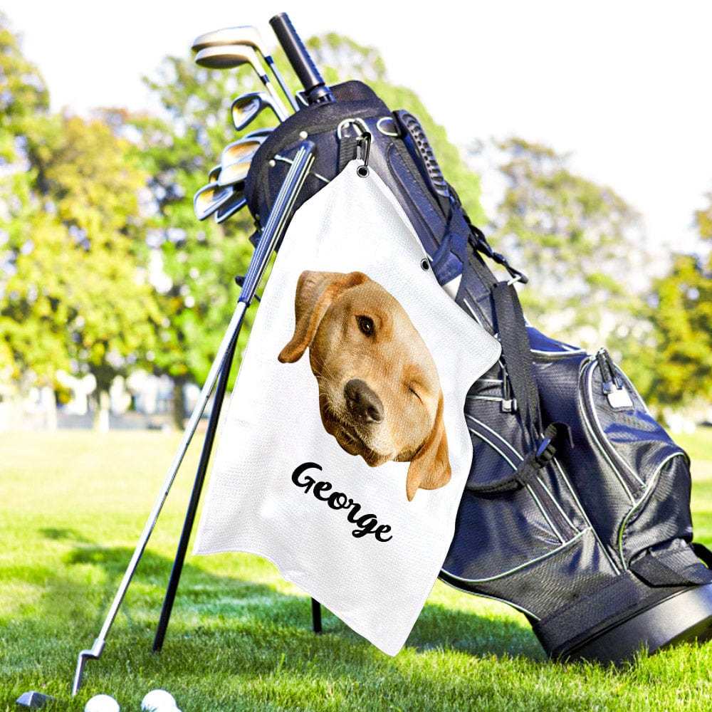 Printed Golf Towel Custom Golf Towel Sports Towel Gifts for Golf Lovers - GiftLab