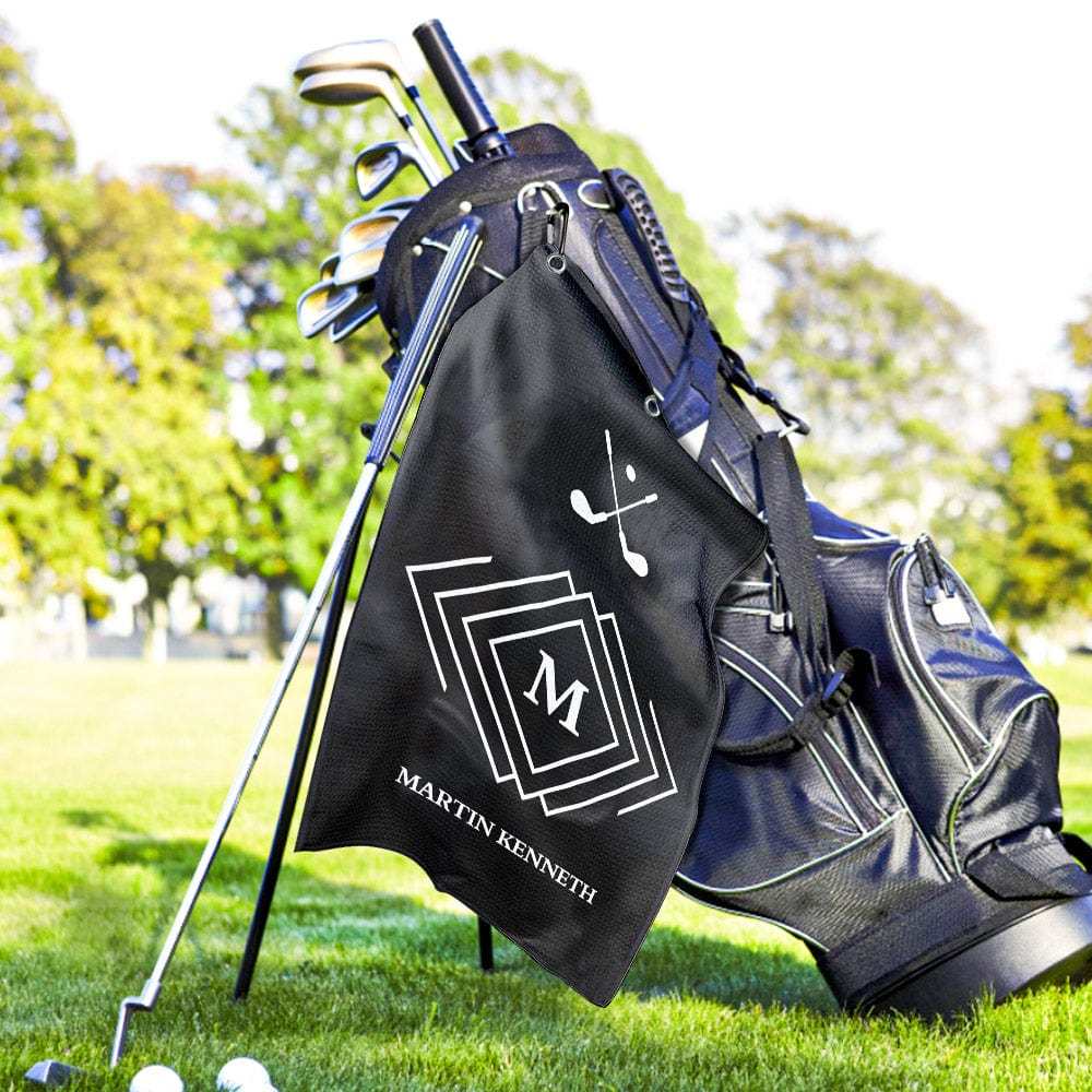 Printed Golf Towel Custom Golf Towel Sports Towel Gifts for Golf Lovers - GiftLab