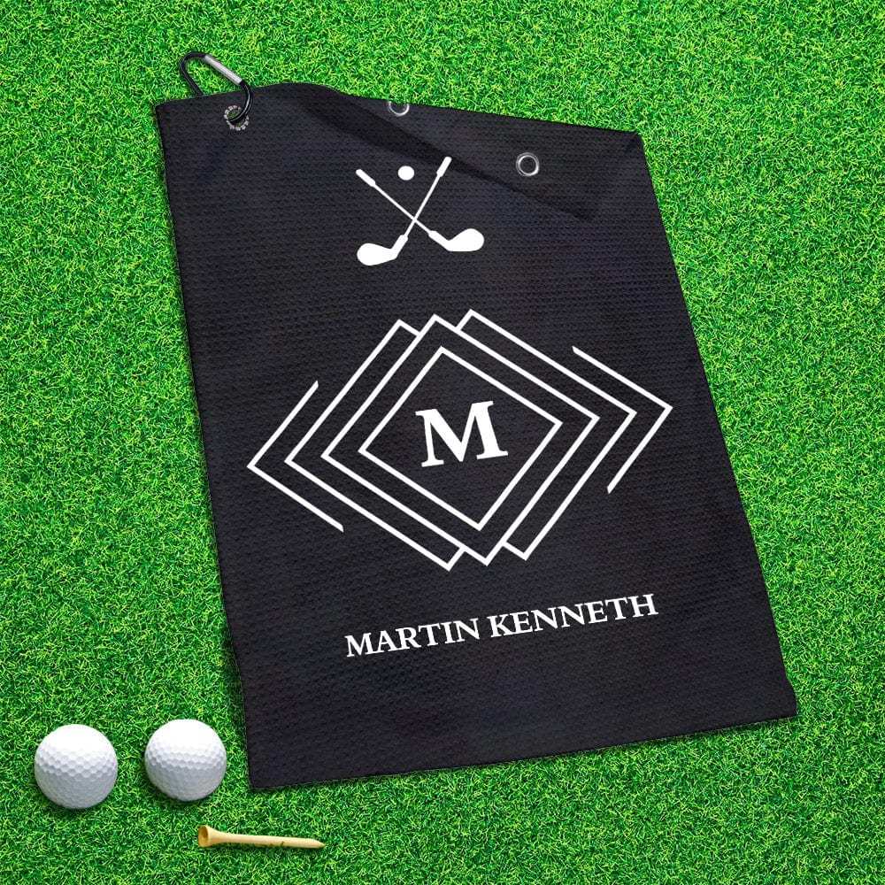 Printed Golf Towel Custom Golf Towel Sports Towel Gifts for Golf Lovers - GiftLab