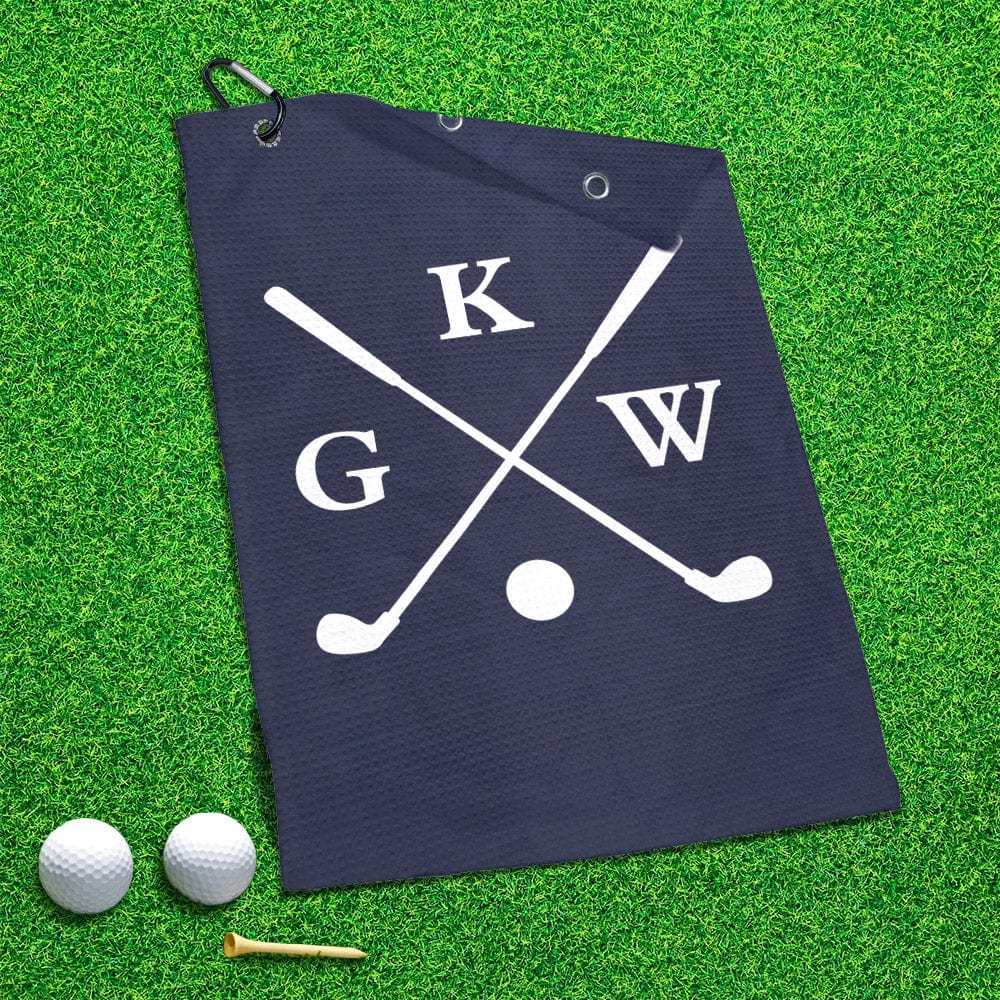 Printed Golf Towel Custom Golf Towel Sports Towel Gifts for Golf Lovers - GiftLab