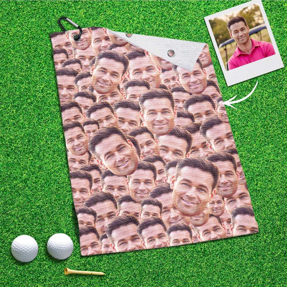 Printed Golf Towel Custom Golf Towel Sports Towel Gifts for Golf Lovers - GiftLab