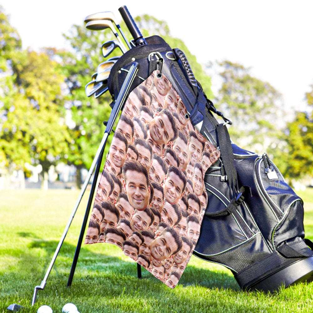 Printed Golf Towel Custom Golf Towel Sports Towel Gifts for Golf Lovers - GiftLab