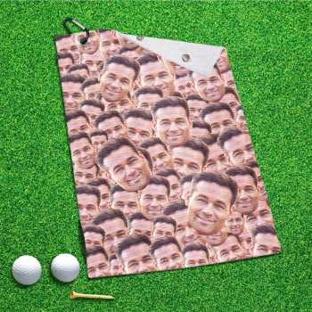 Printed Golf Towel Custom Golf Towel Sports Towel Gifts for Golf Lovers - GiftLab