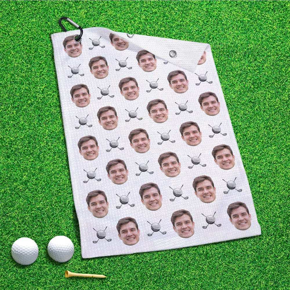 Printed Golf Towel Custom Golf Towel Sports Towel Gifts for Golf Lovers - GiftLab