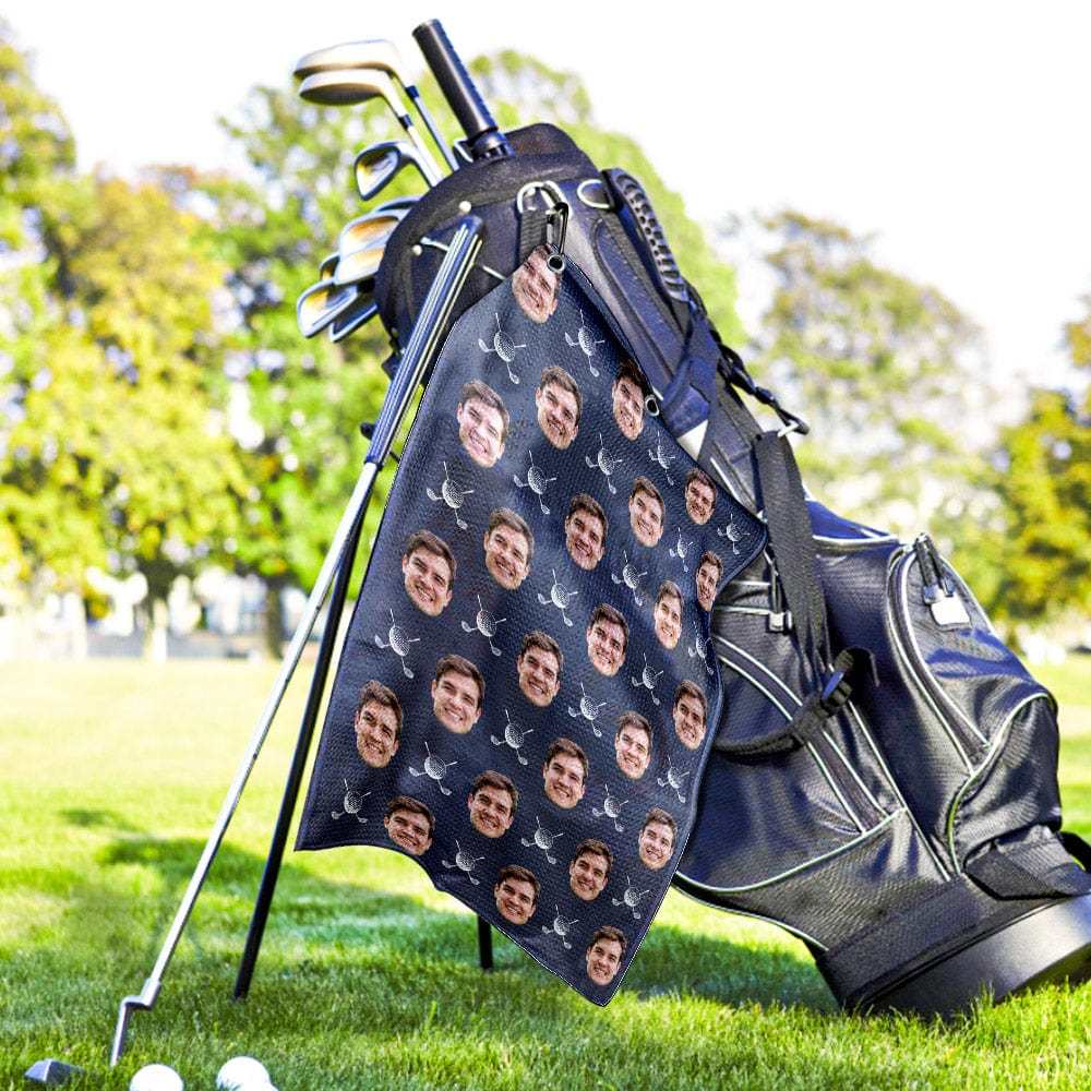Printed Golf Towel Custom Golf Towel Sports Towel Gifts for Golf Lovers - GiftLab