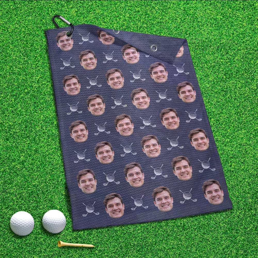Printed Golf Towel Custom Golf Towel Sports Towel Gifts for Golf Lovers - GiftLab