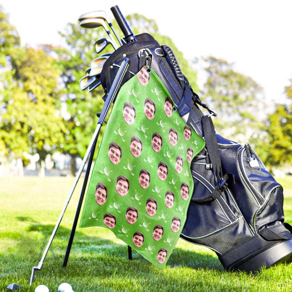 Printed Golf Towel Custom Golf Towel Sports Towel Gifts for Golf Lovers - GiftLab