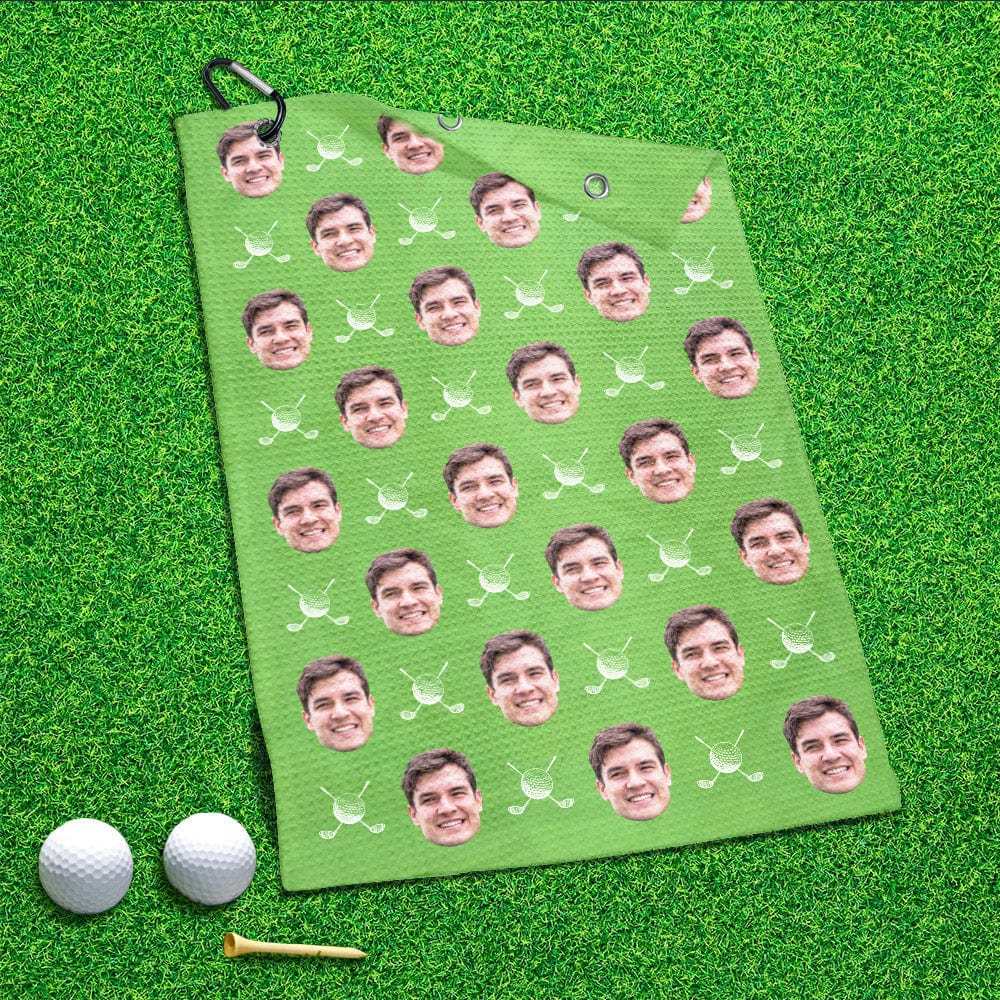 Printed Golf Towel Custom Golf Towel Sports Towel Gifts for Golf Lovers - GiftLab