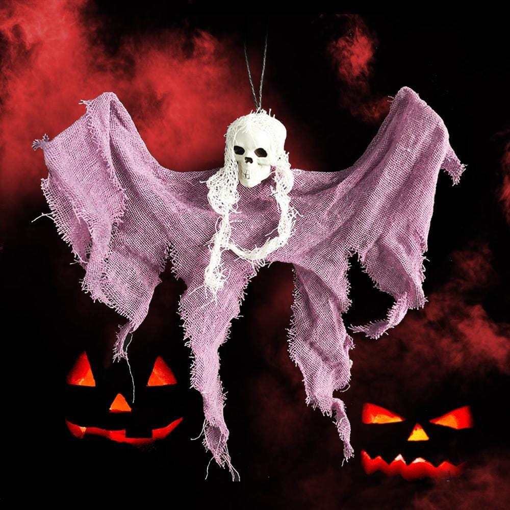 Hanging Ghost Mini Skeleton Ghost Halloween Decoration - 6 Colors - Giftlab