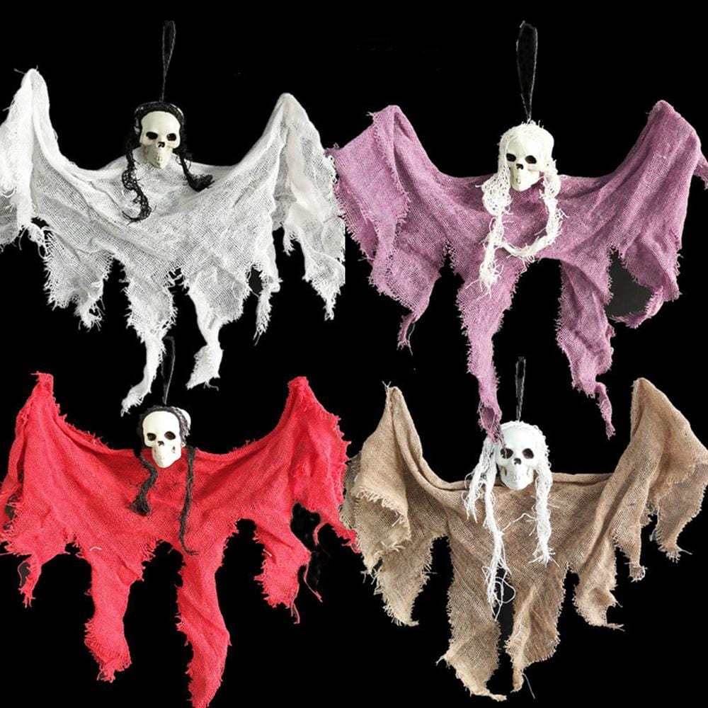 Hanging Ghost Mini Skeleton Ghost Halloween Decoration - 6 Colors - Giftlab