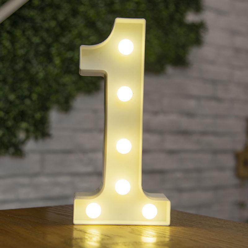 Light Up Letters Name Light Gift"1" - yournamenecklaceuk