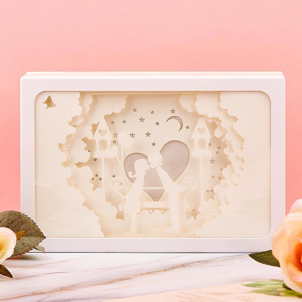 3D Paper Cut Light Vertical Box Gifts - yournamenecklaceuk