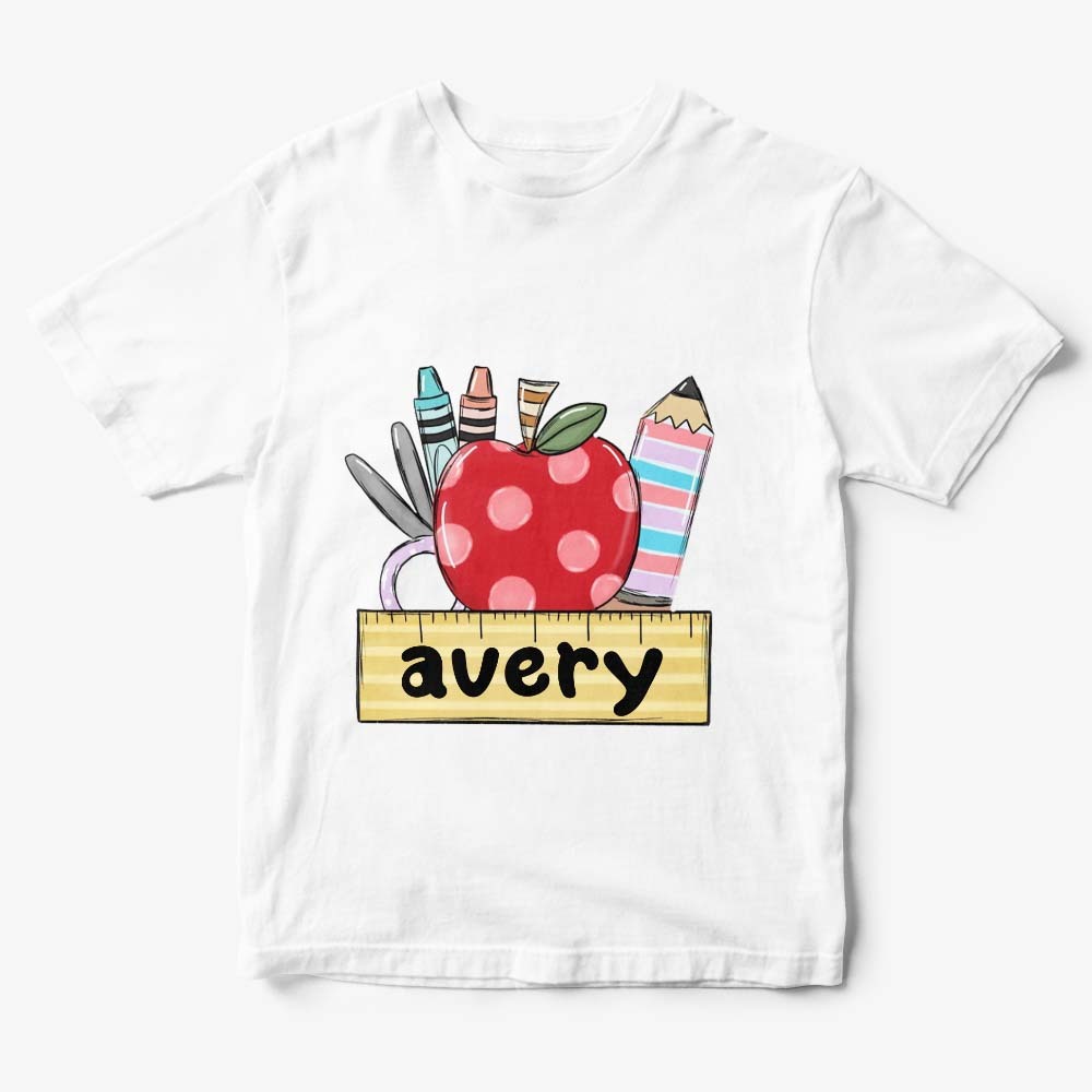 Personalized Back to School T-shirt First Day of School Shirt Gift for Kids - NameNecklace